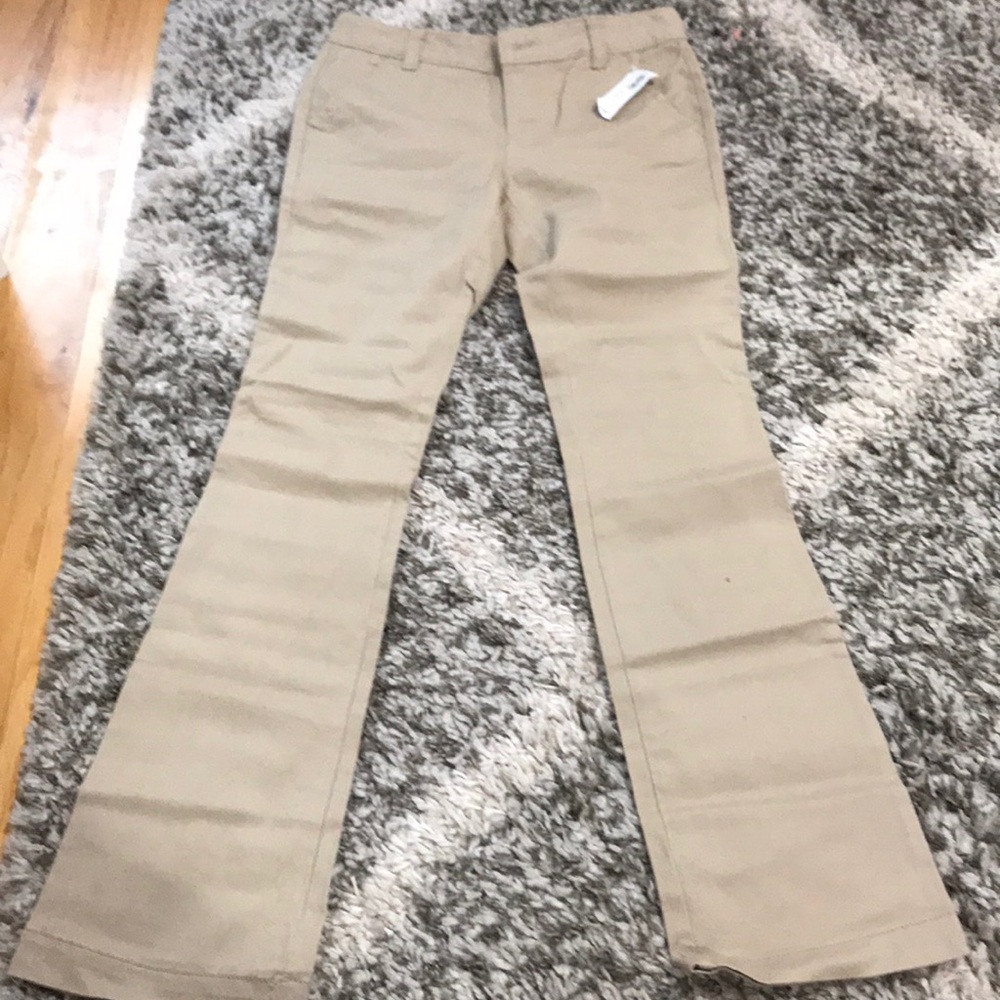 Girls old navy khaki pants